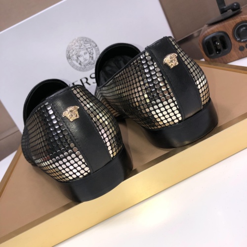 Replica Versace Leather Shoes For Men #1077421 $85.00 USD for Wholesale