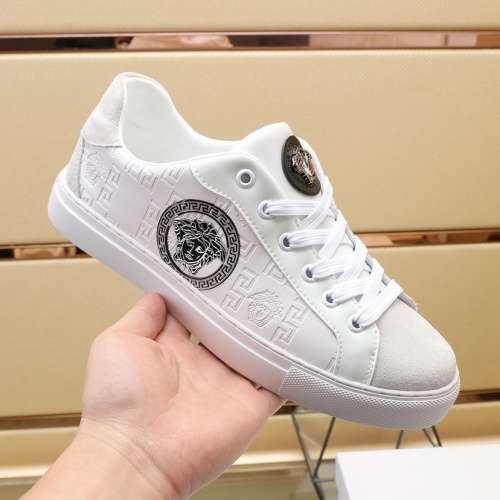 Replica Versace Casual Shoes For Men #1077461 $85.00 USD for Wholesale