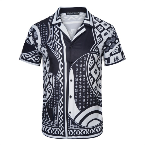 Dolce & Gabbana D&G Shirts Short Sleeved For Men #1077972