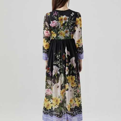 Replica Dolce & Gabbana Dresses Short Sleeved For Women #1078258 $64.00 USD for Wholesale