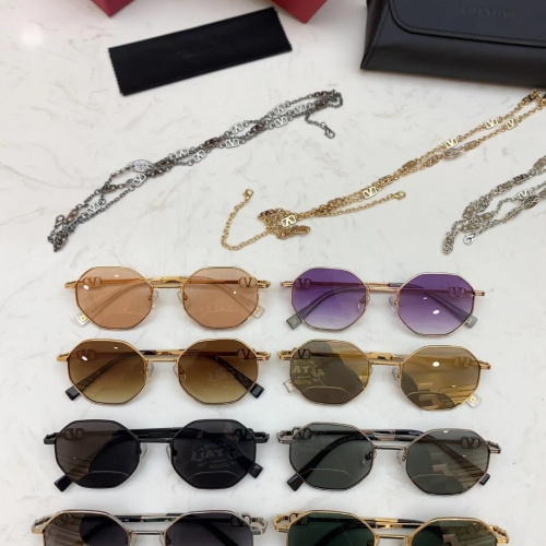 Replica Valentino AAA Quality Sunglasses #1078669 $52.00 USD for Wholesale