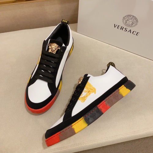 Replica Versace Casual Shoes For Men #1078702 $72.00 USD for Wholesale