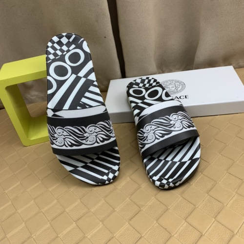 Replica Versace Slippers For Men #1079130 $68.00 USD for Wholesale