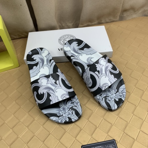 Replica Versace Slippers For Men #1079131 $68.00 USD for Wholesale