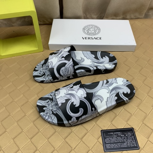 Replica Versace Slippers For Men #1079131 $68.00 USD for Wholesale