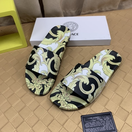 Replica Versace Slippers For Men #1079132 $68.00 USD for Wholesale