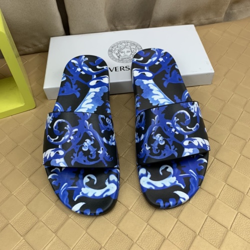 Replica Versace Slippers For Men #1079133 $68.00 USD for Wholesale