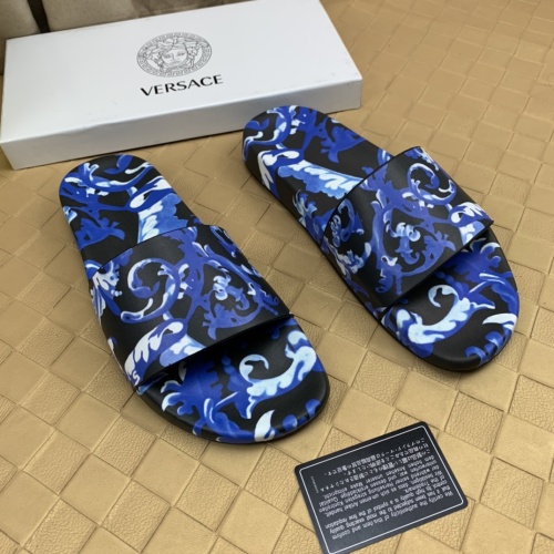 Replica Versace Slippers For Men #1079133 $68.00 USD for Wholesale