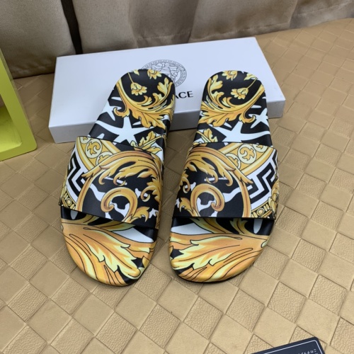 Replica Versace Slippers For Men #1079135, $68.00 USD, [ITEM#1079135], Replica Versace Slippers outlet from China