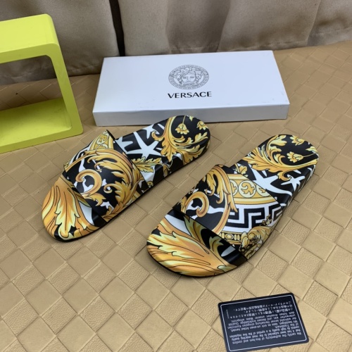 Replica Versace Slippers For Men #1079135 $68.00 USD for Wholesale