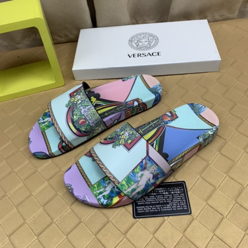Replica Versace Slippers For Men #1079136 $68.00 USD for Wholesale