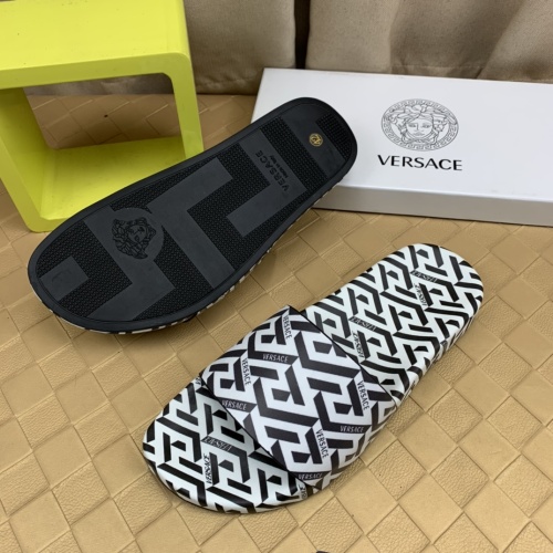 Replica Versace Slippers For Men #1079137 $68.00 USD for Wholesale