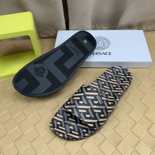 Replica Versace Slippers For Men #1079140 $68.00 USD for Wholesale