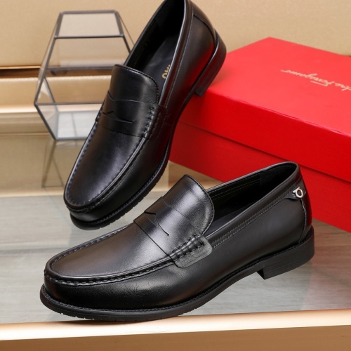 Replica Salvatore Ferragamo Leather Shoes For Men #1079324, $98.00 USD, [ITEM#1079324], Replica Salvatore Ferragamo Leather Shoes outlet from China
