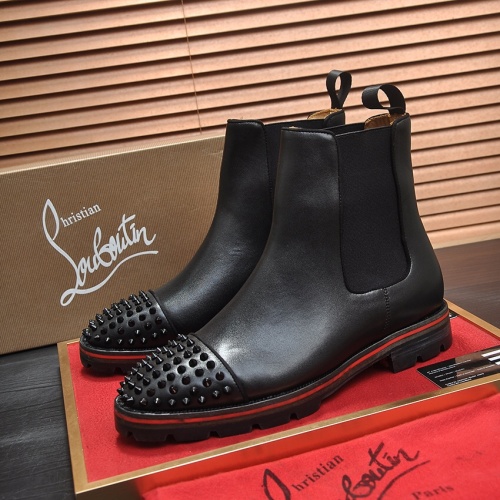Replica Christian Louboutin Boots For Men #1079367, $130.00 USD, [ITEM#1079367], Replica Christian Louboutin Boots outlet from China