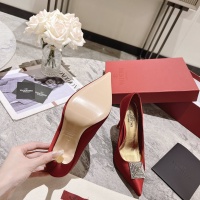 $100.00 USD Valentino High-Heeled Shoes For Women #1069790
