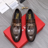 $82.00 USD Salvatore Ferragamo Leather Shoes For Men #1070672