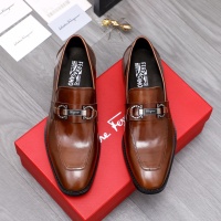 $98.00 USD Salvatore Ferragamo Leather Shoes For Men #1070675