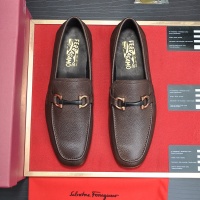 $102.00 USD Salvatore Ferragamo Leather Shoes For Men #1070677