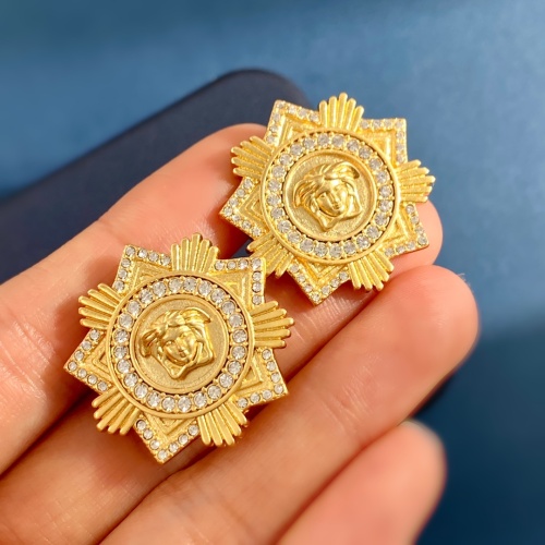 Replica Versace Earrings For Women #1082434 $32.00 USD for Wholesale