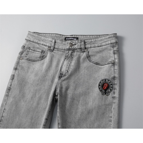 Replica Chrome Hearts Jeans For Men #1083315 $48.00 USD for Wholesale