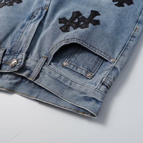 Replica Chrome Hearts Jeans For Men #1083738 $39.00 USD for Wholesale