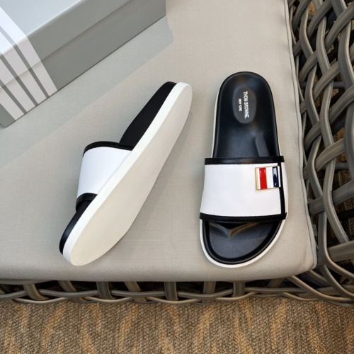 Replica Thom Browne Slippers For Men #1084769 $64.00 USD for Wholesale