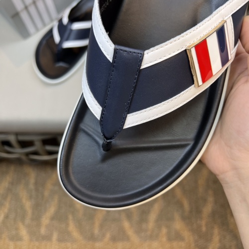 Replica Thom Browne Slippers For Men #1084772 $64.00 USD for Wholesale