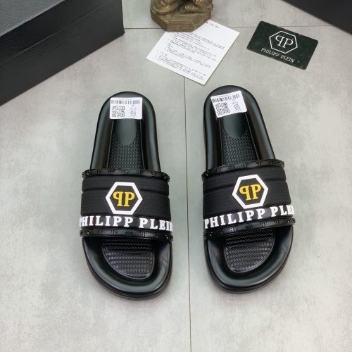 Replica Philipp Plein PP Slippers For Men #1086829, $45.00 USD, [ITEM#1086829], Replica Philipp Plein PP Slippers outlet from China