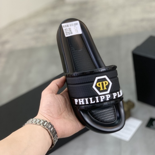 Replica Philipp Plein PP Slippers For Men #1086829 $45.00 USD for Wholesale