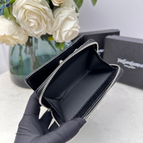 Replica Yves Saint Laurent AAA Quality Wallets For Women #1087865 $45.00 USD for Wholesale