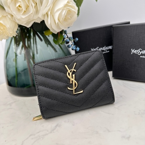 Replica Yves Saint Laurent AAA Quality Wallets For Women #1087866, $45.00 USD, [ITEM#1087866], Replica Yves Saint Laurent AAA Wallets outlet from China