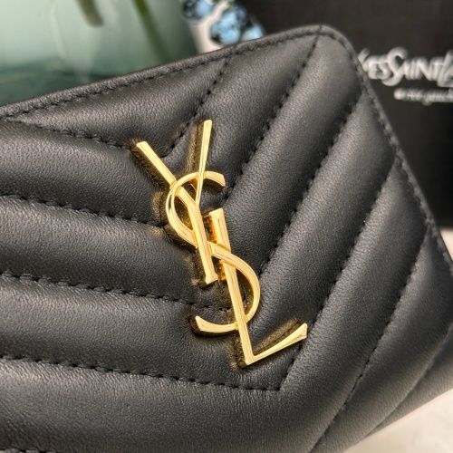 Replica Yves Saint Laurent AAA Quality Wallets For Women #1087868 $45.00 USD for Wholesale
