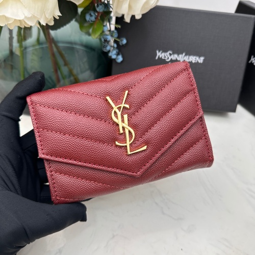 Replica Yves Saint Laurent AAA Quality Wallets For Women #1087909, $42.00 USD, [ITEM#1087909], Replica Yves Saint Laurent AAA Wallets outlet from China