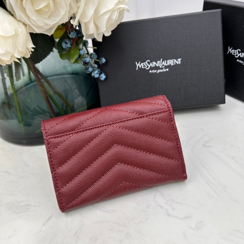 Replica Yves Saint Laurent AAA Quality Wallets For Women #1087909 $42.00 USD for Wholesale