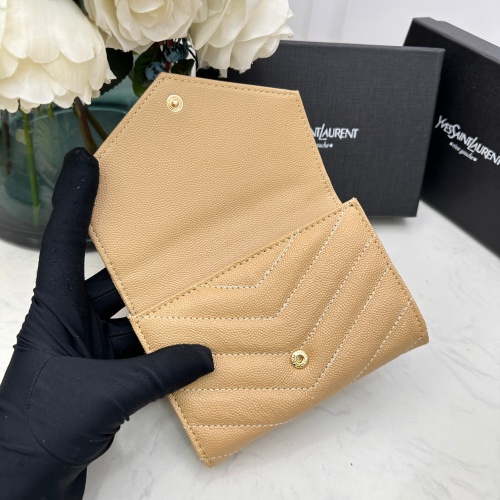 Replica Yves Saint Laurent AAA Quality Wallets For Women #1087910 $42.00 USD for Wholesale