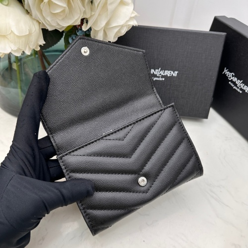 Replica Yves Saint Laurent AAA Quality Wallets For Women #1087913 $42.00 USD for Wholesale