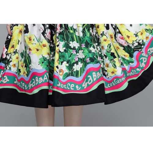 Replica Dolce & Gabbana Dresses Sleeveless For Women #1090729 $60.00 USD for Wholesale
