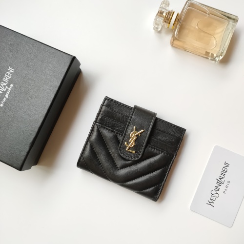 Replica Yves Saint Laurent AAA Quality Card Case For Women #1093112 $38.00 USD for Wholesale