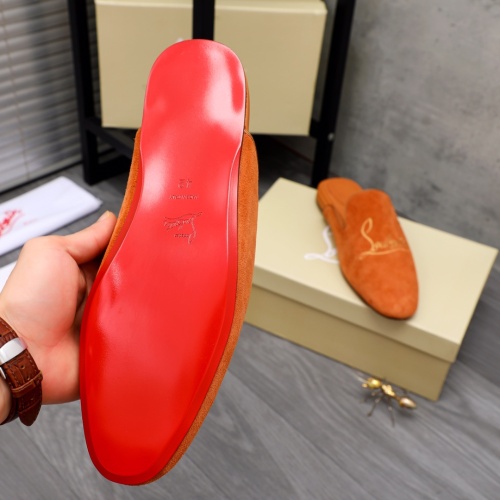 Replica Christian Louboutin CL Slippers For Men #1093672 $76.00 USD for Wholesale