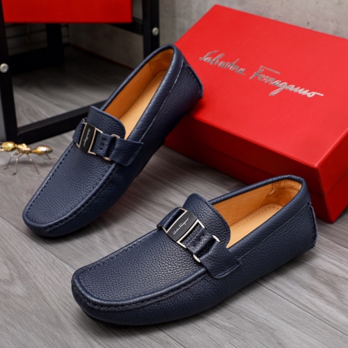 Replica Salvatore Ferragamo Leather Shoes For Men #1094437, $76.00 USD, [ITEM#1094437], Replica Salvatore Ferragamo Leather Shoes outlet from China
