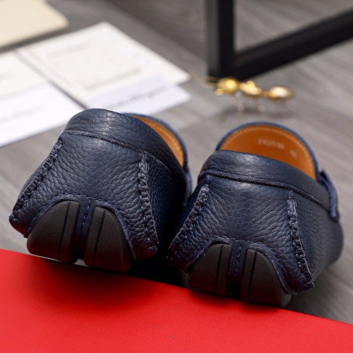 Replica Salvatore Ferragamo Leather Shoes For Men #1094437 $76.00 USD for Wholesale