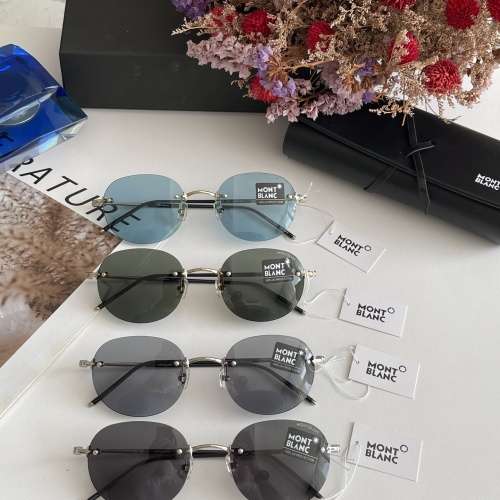 Replica Montblanc AAA Quality Sunglasses #1096050 $60.00 USD for Wholesale