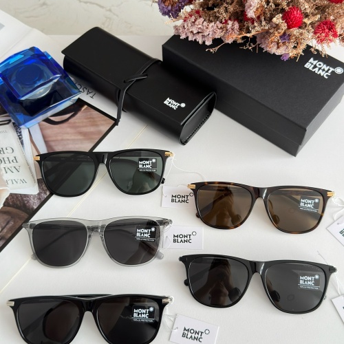 Replica Montblanc AAA Quality Sunglasses #1096051 $60.00 USD for Wholesale