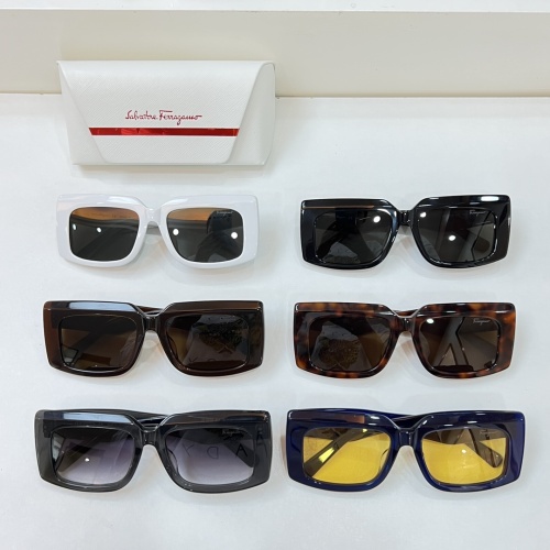 Replica Salvatore Ferragamo AAA Quality Sunglasses #1096156 $60.00 USD for Wholesale