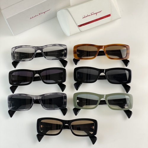 Replica Salvatore Ferragamo AAA Quality Sunglasses #1096165 $60.00 USD for Wholesale