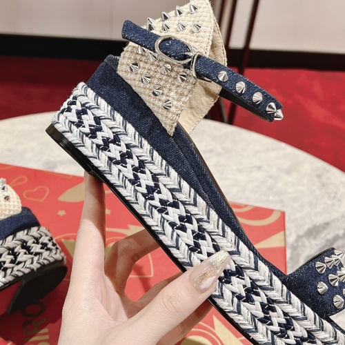 Replica Christian Louboutin Sandal For Women #1096957 $96.00 USD for Wholesale