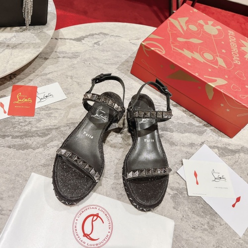 Replica Christian Louboutin Sandal For Women #1096960 $96.00 USD for Wholesale