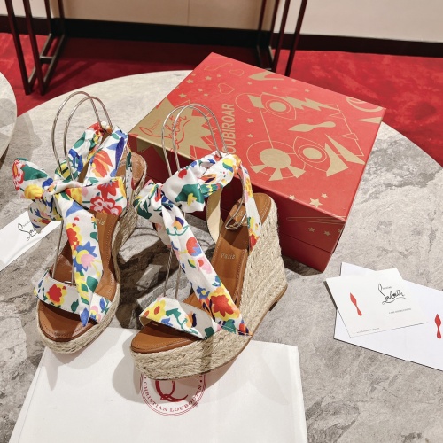 Replica Christian Louboutin Sandal For Women #1096978, $98.00 USD, [ITEM#1096978], Replica Christian Louboutin Sandal outlet from China