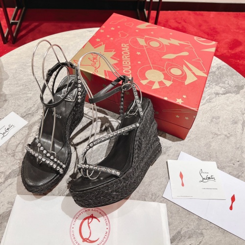Replica Christian Louboutin Sandal For Women #1096983, $98.00 USD, [ITEM#1096983], Replica Christian Louboutin Sandal outlet from China